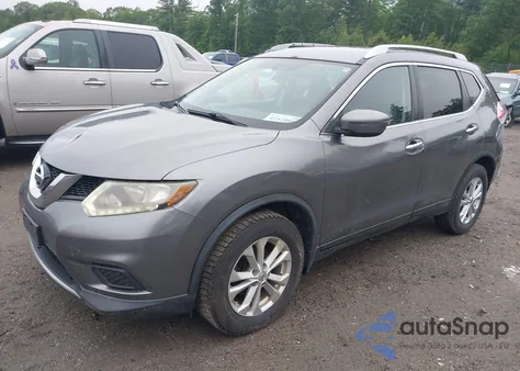 2016 Nissan Rogue Sv from USA, damaged, VIN KNMAT2MV1GP595861